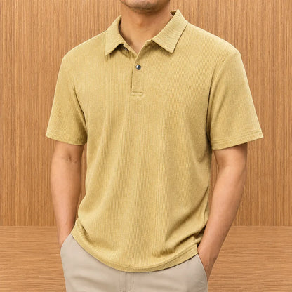 Classic Textured Polo Shirt