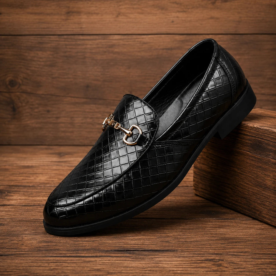 Classic Woven Horsebit Loafers
