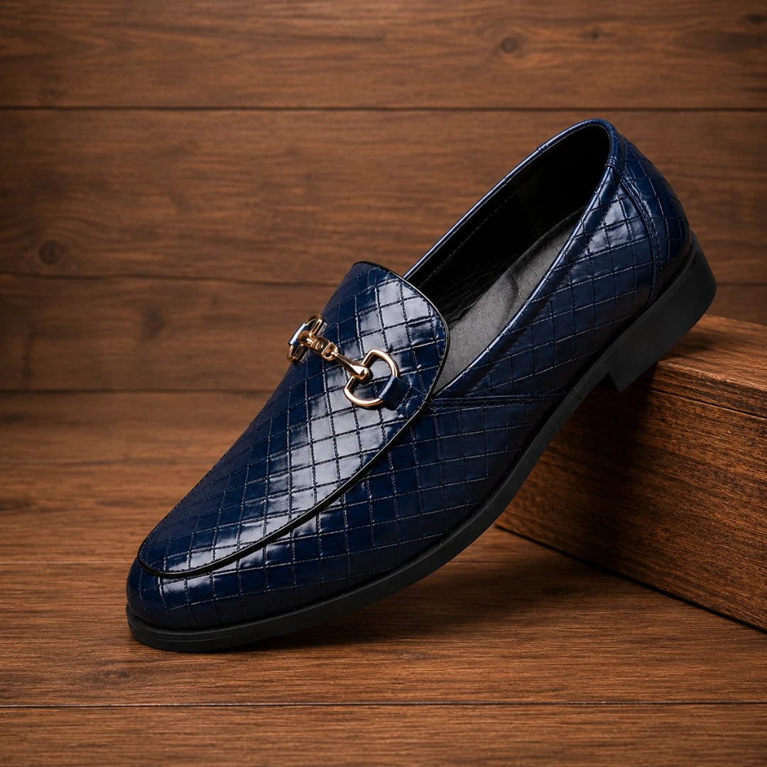 Classic Woven Horsebit Loafers