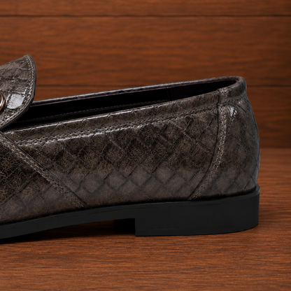 Classic Woven Horsebit Loafers