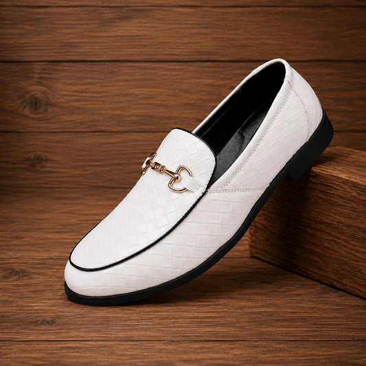 Classic Woven Horsebit Loafers