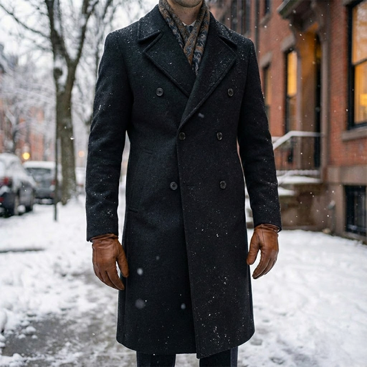 LUXURY WOOL BUSINESS COAT