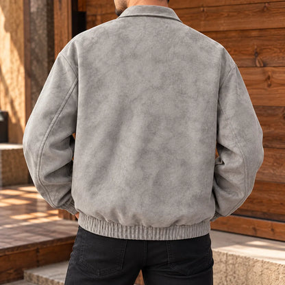 Collared Bomber Jacket