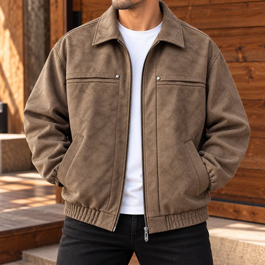Collared Bomber Jacket
