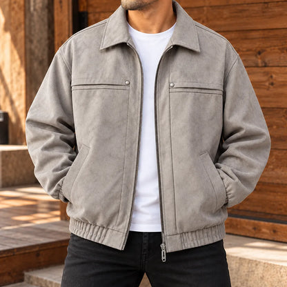 Collared Bomber Jacket