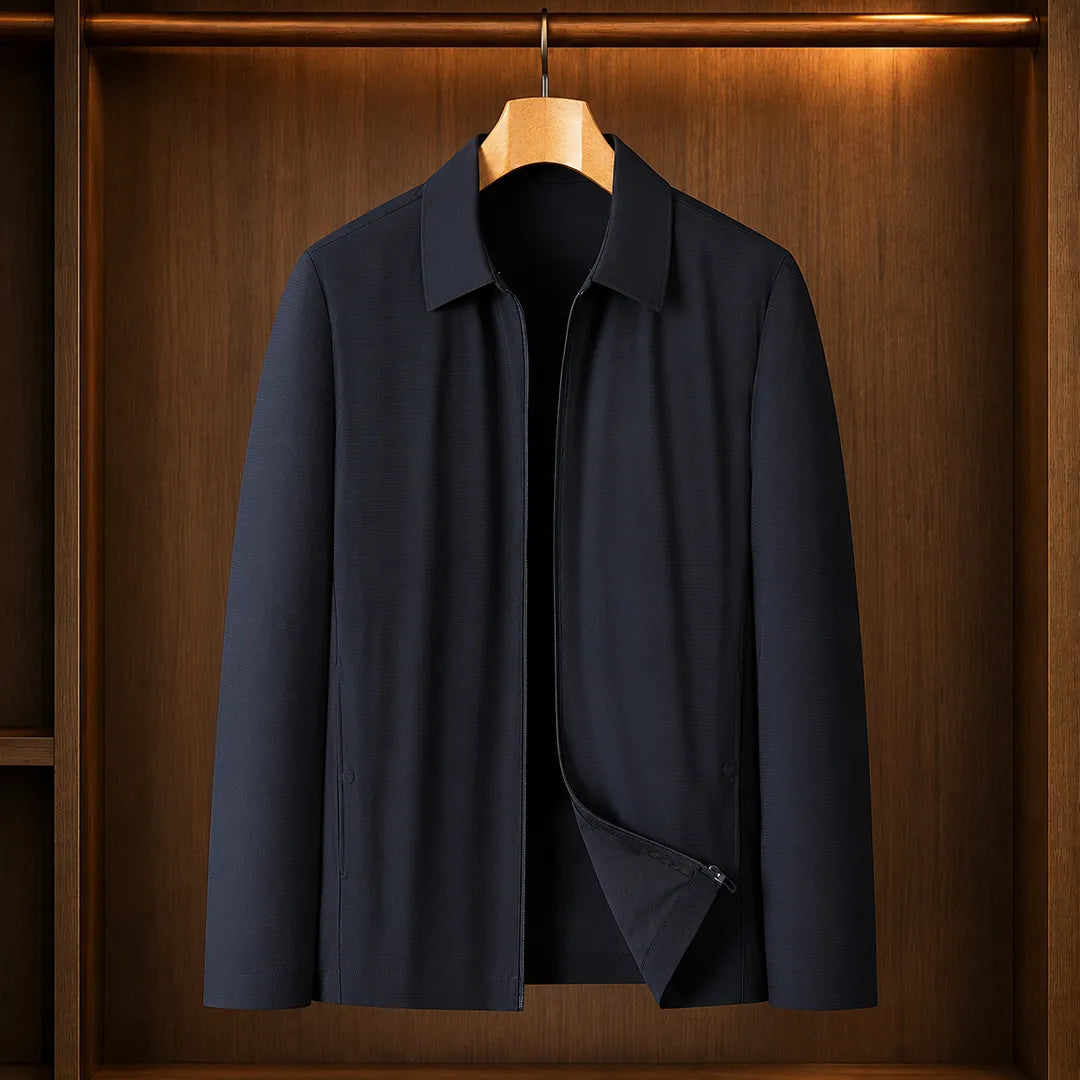 Collared Zip Shirt Jacket