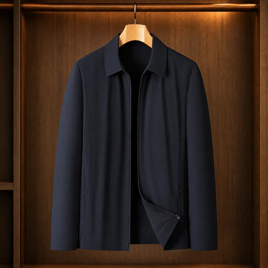 Collared Zip Shirt Jacket