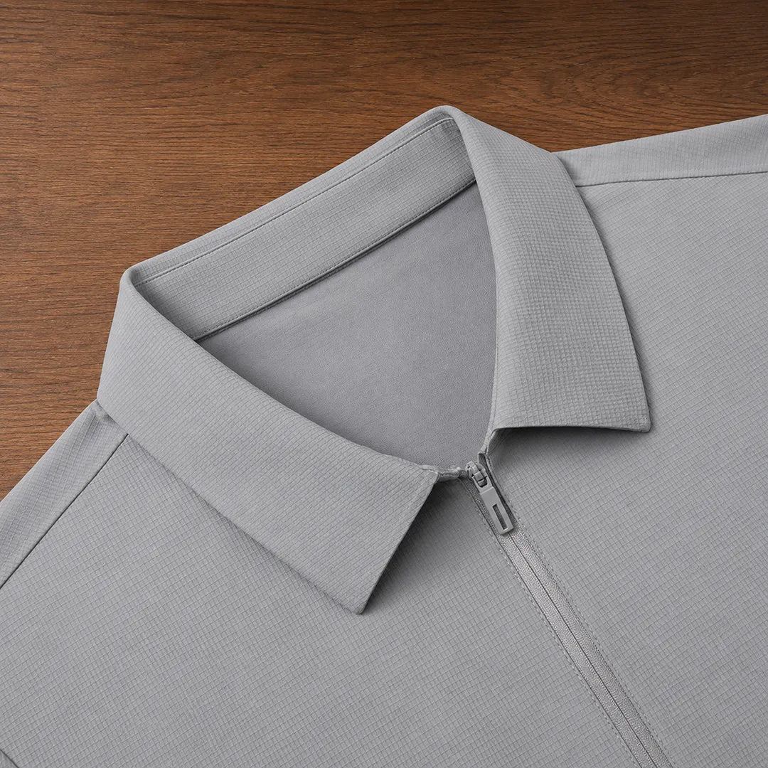Collared Zip Shirt Jacket