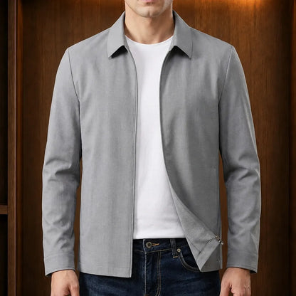 Collared Zip Shirt Jacket