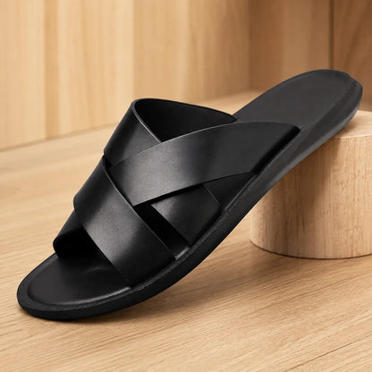 Comfort Cross-Strap Sandals