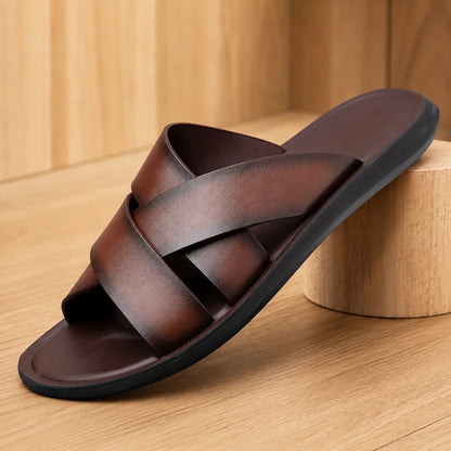 Comfort Cross-Strap Sandals