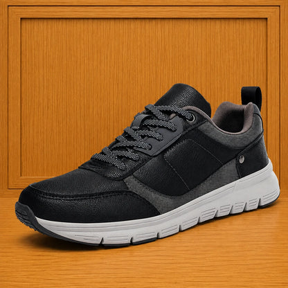 Comfort Leather Lace-Up Sneakers