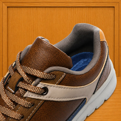 Comfort Leather Lace-Up Sneakers