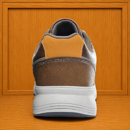 Comfort Leather Lace-Up Sneakers