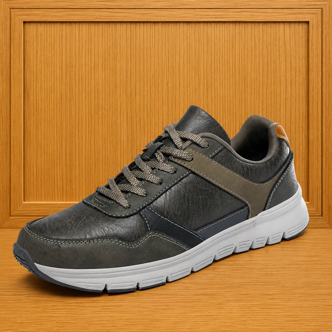 Comfort Leather Lace-Up Sneakers