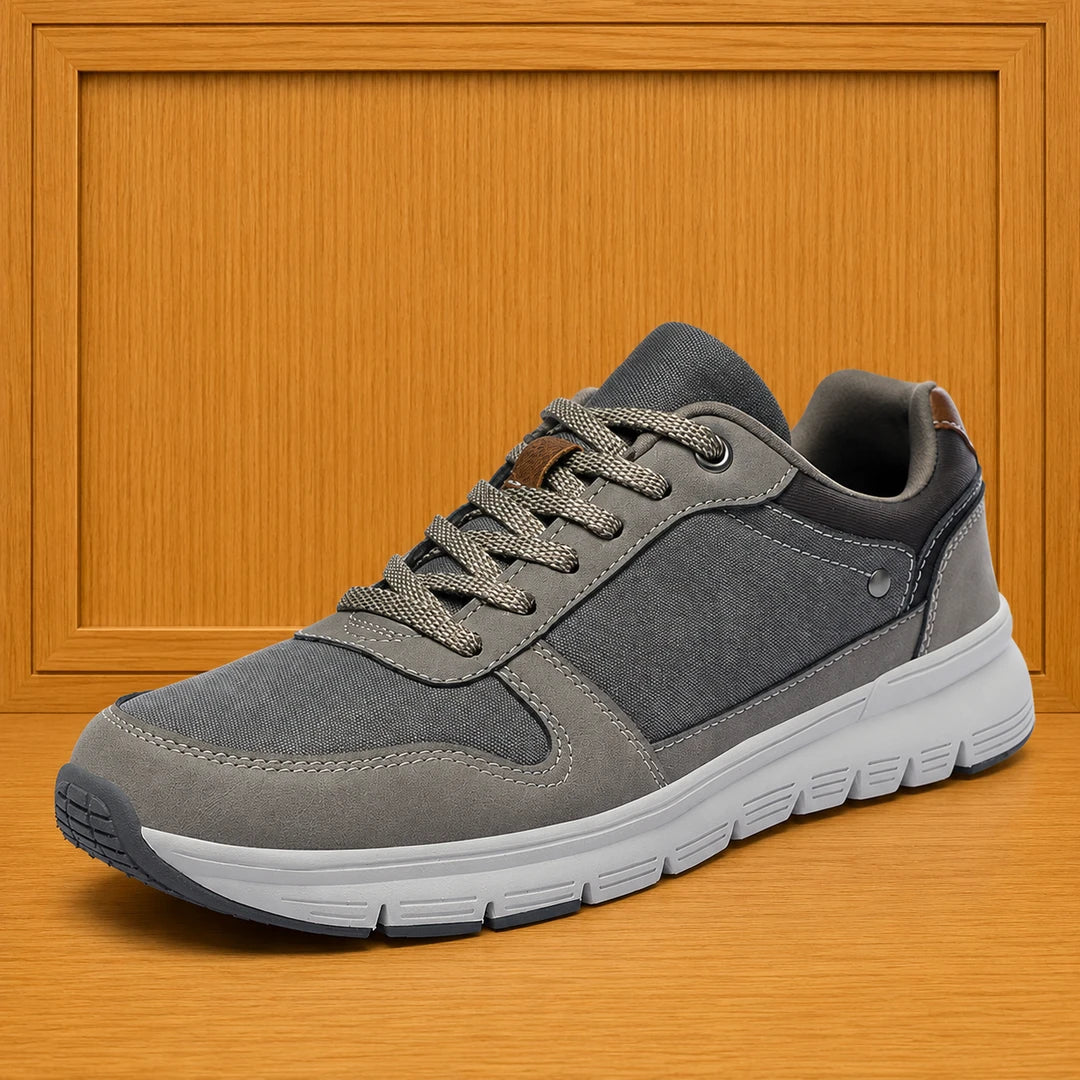Comfort Leather Lace-Up Sneakers