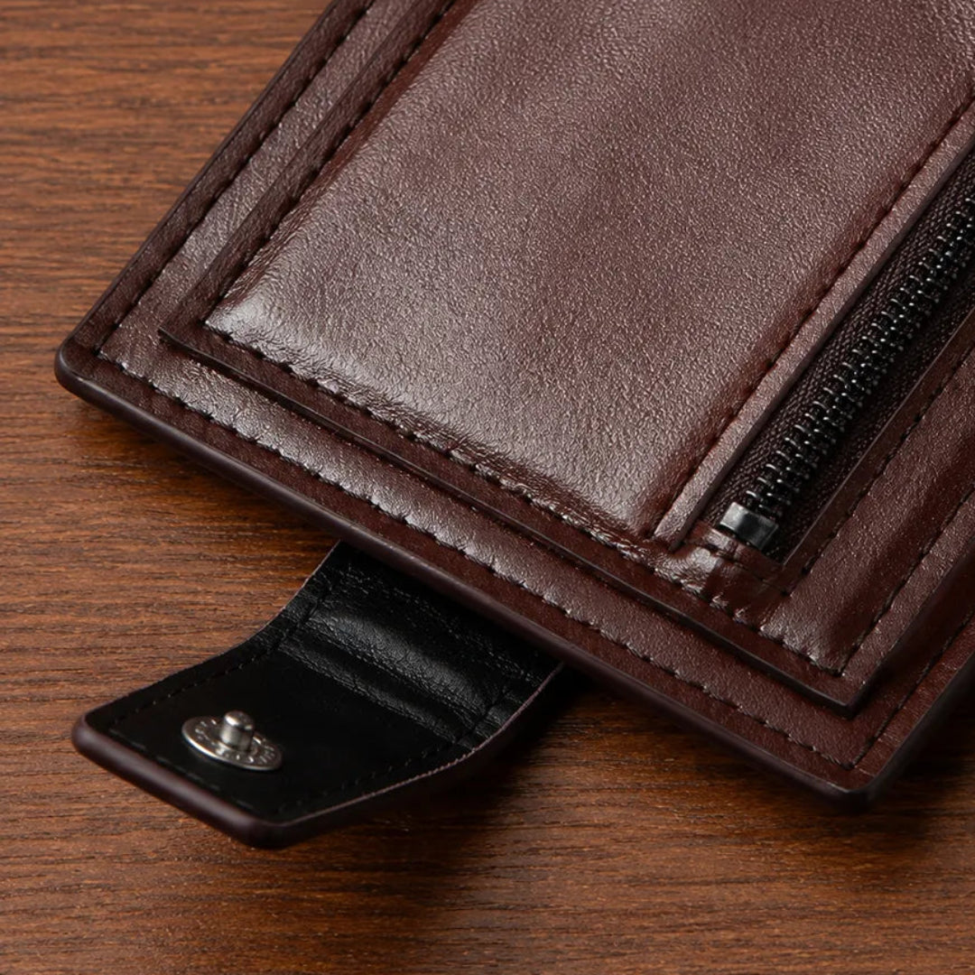 Compact Leather Wallet