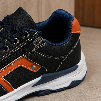 Contrast Detail Casual Sneakers
