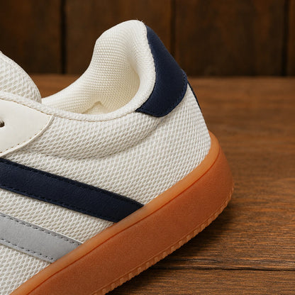 Contrast Panel Casual Sneakers