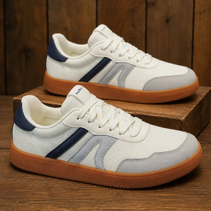 Contrast Panel Casual Sneakers