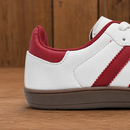 Contrast Panel Low-Top Sneakers