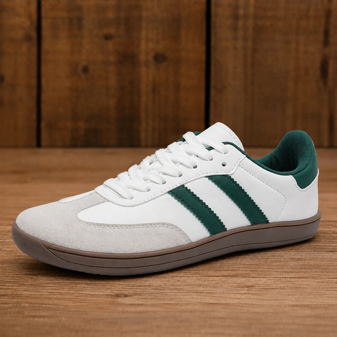 Contrast Panel Low-Top Sneakers