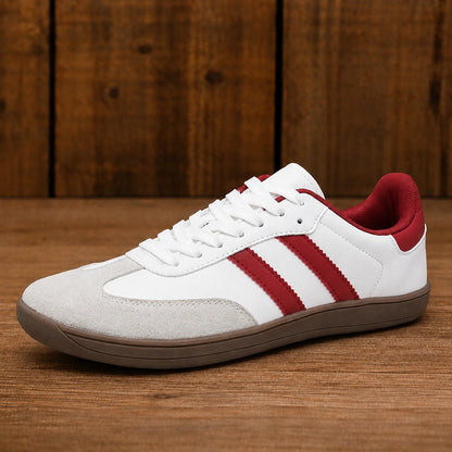 Contrast Panel Low-Top Sneakers