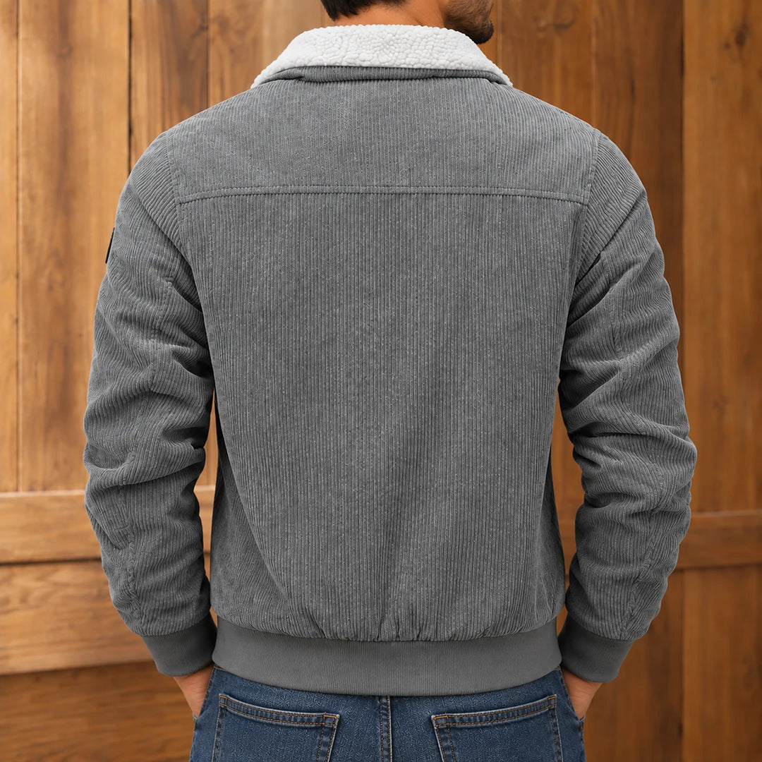 Corduroy Fleece Collar Jacket