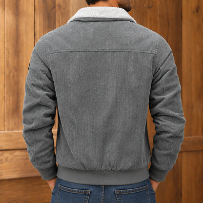 Corduroy Fleece Collar Jacket