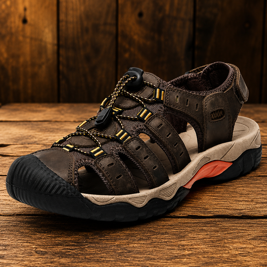 Breathable Cowhide Sandals