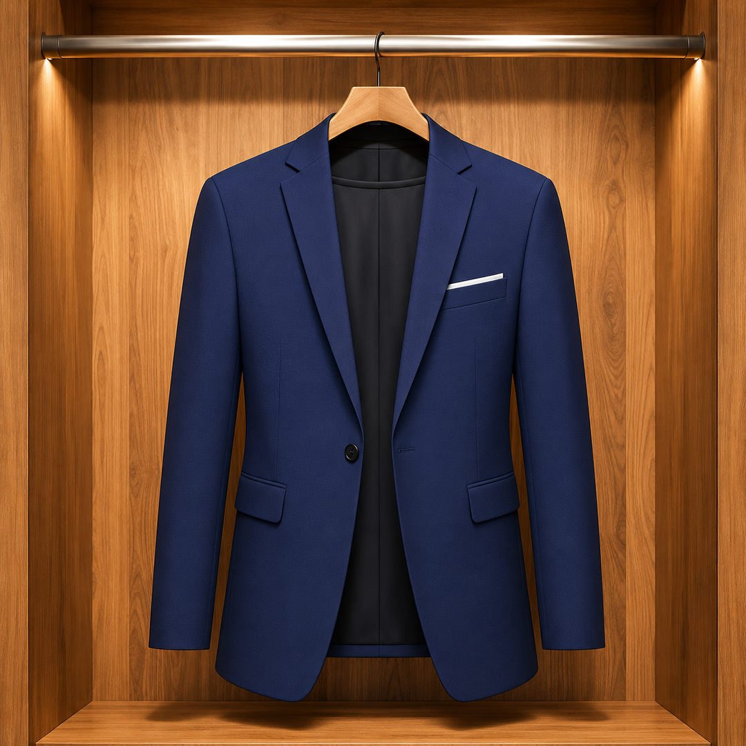 Structured Notch Lapel Blazer
