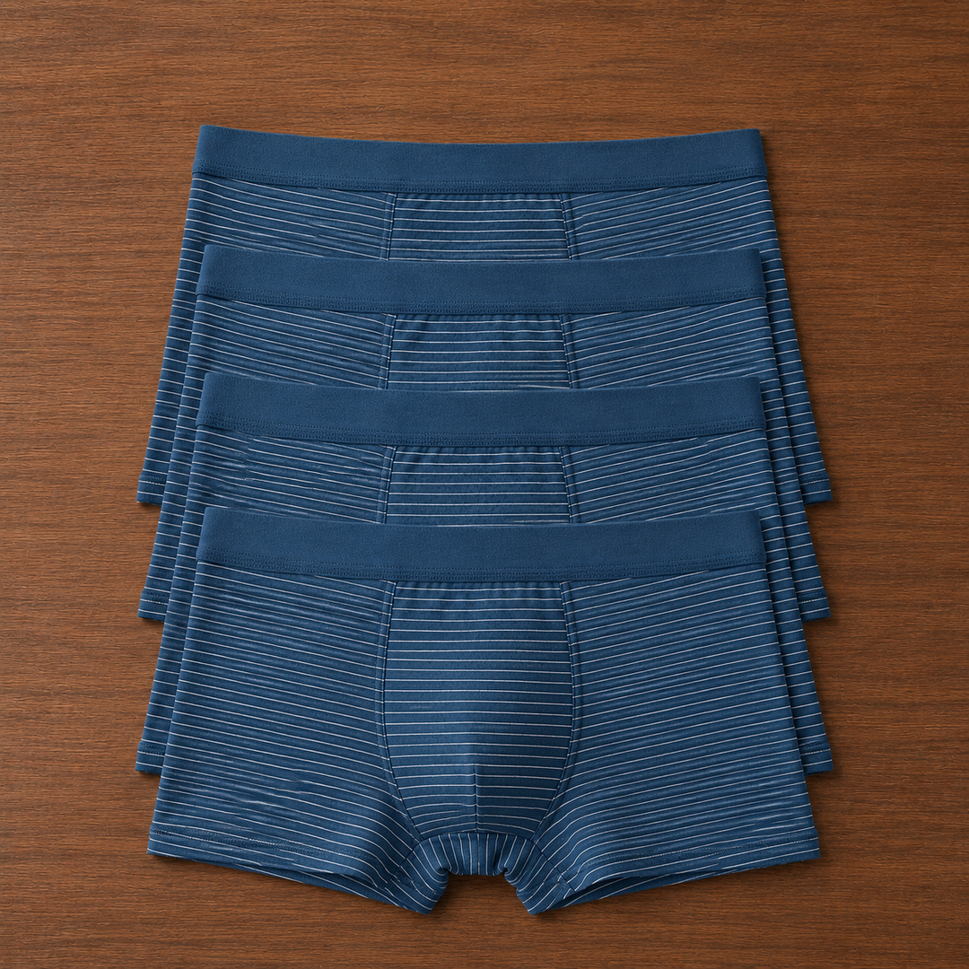 Seamless Cotton Boxer Briefs