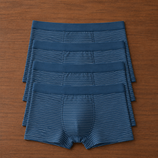 Seamless Cotton Boxer Briefs