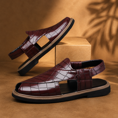 Formal Leather Sandals