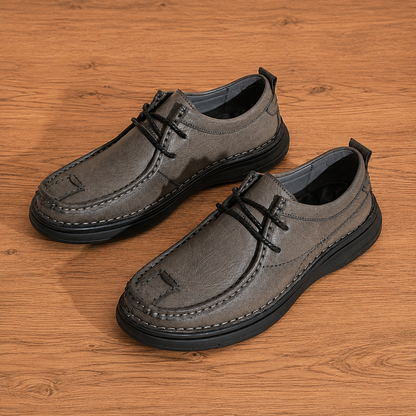 Soft Cushioned Moc-Toe Shoes