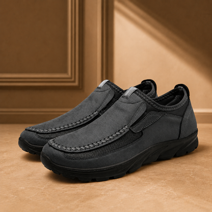 Genuine Leather Slip-Ons