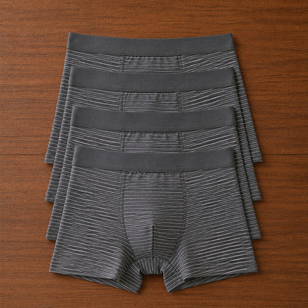 Seamless Cotton Boxer Briefs