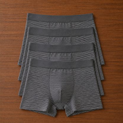 Seamless Cotton Boxer Briefs