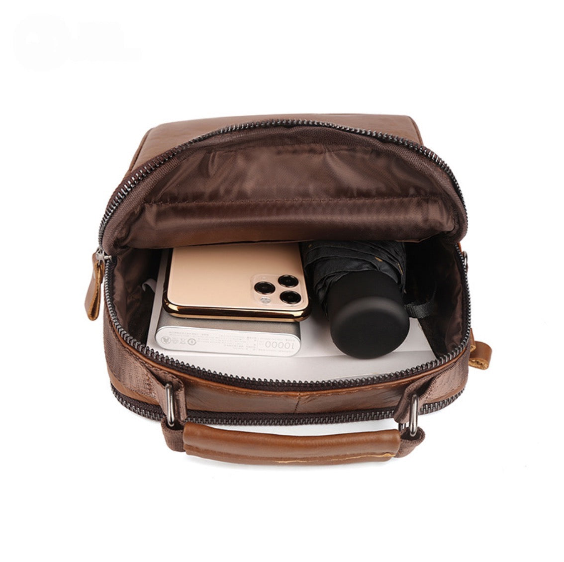 TRAVEL LEATHER CROSSBODY BAG