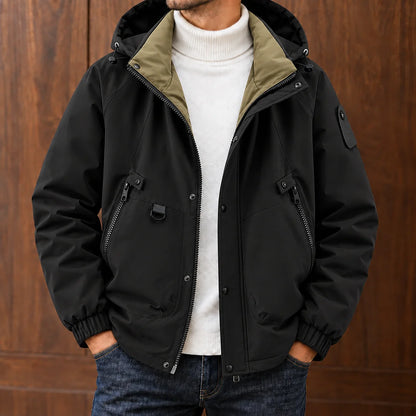Detachable Hood Casual Jacket