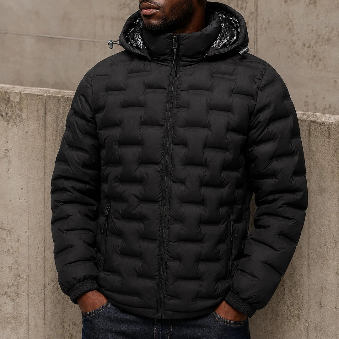 Detachable Hood Puffer Jacket