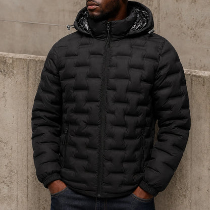 Detachable Hood Puffer Jacket