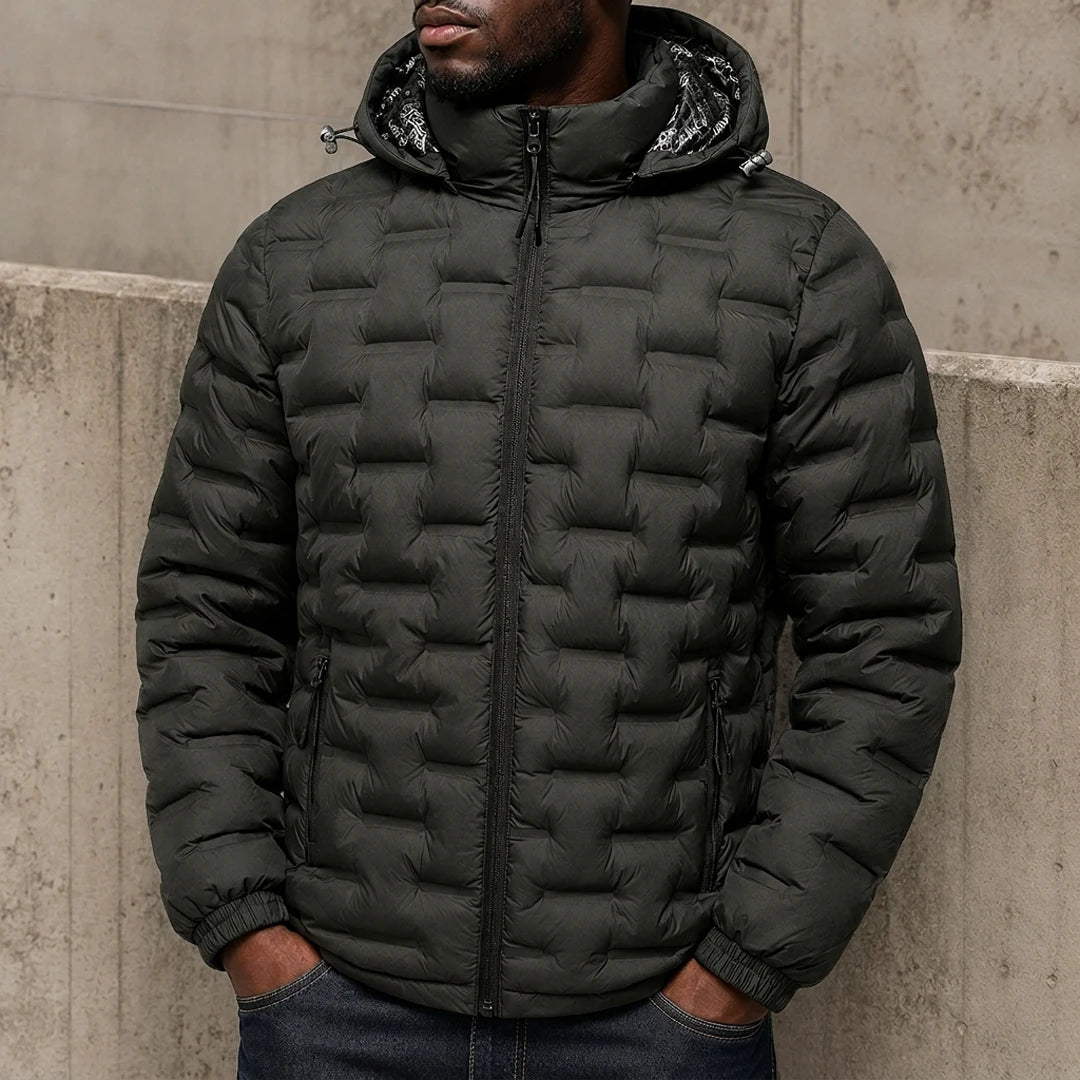 Detachable Hood Puffer Jacket