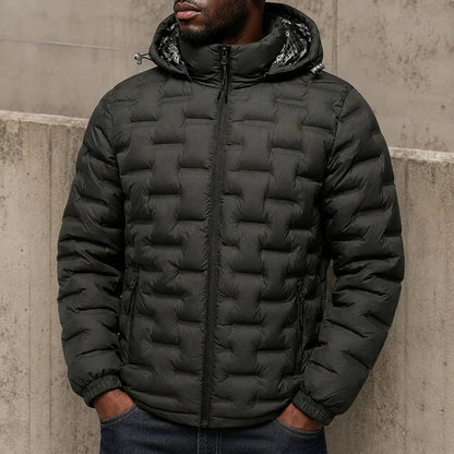 Detachable Hood Puffer Jacket
