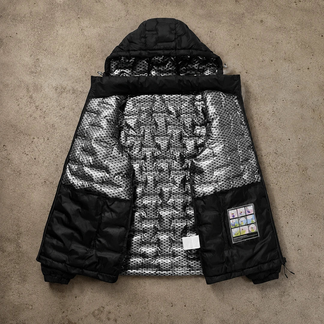 Detachable Hood Puffer Jacket