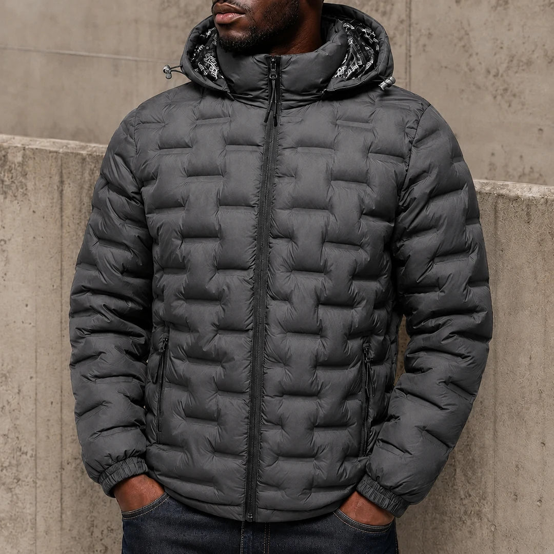 Detachable Hood Puffer Jacket
