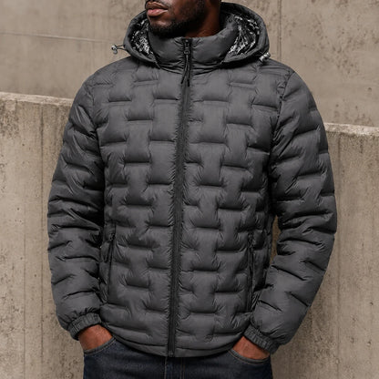 Detachable Hood Puffer Jacket