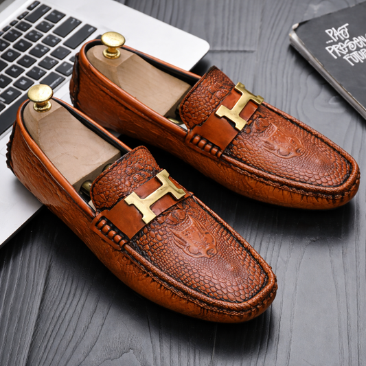 Heritage Embossed Loafers
