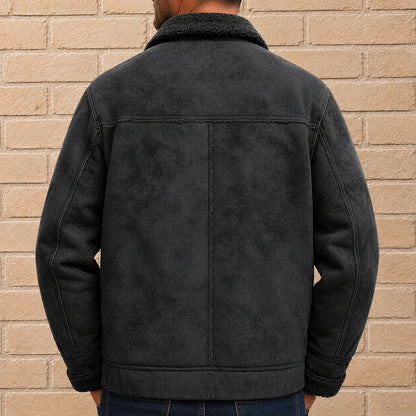 Fleece-Lined Paneled Jacket