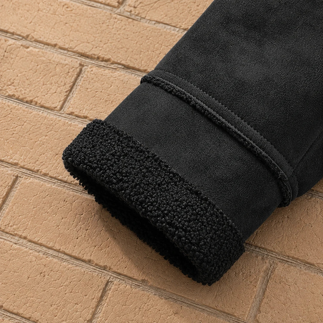 Fleece-Lined Paneled Jacket